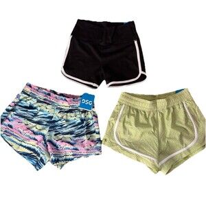 DSG Girls Athletic Shorts Stride & Momentum High-Rise Assorted Colors